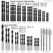 Terratek Terratek Drill Bit Set | 246 Piece Wood Metal Masonry Kit Carry Case
