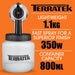Terratek Terratek Electric Paint Sprayer | 350W Fence Spray Gun Machine