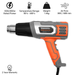 Futura Direct Terratek Pro 2000W Heat Gun Professional Hot Air Gun, Variable Temperature Control 80°C - 600°C