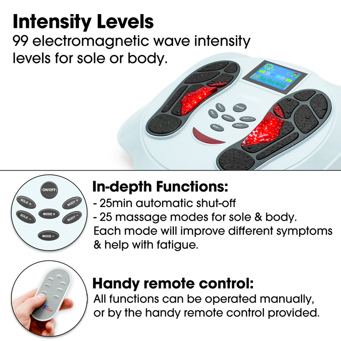 Heartline Electromagnetic Foot Massager & Body Therapy Machine