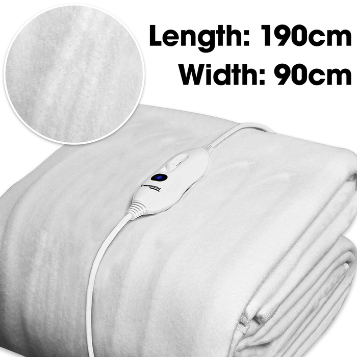 Dreamcatcher Single Electric Blanket Underblanket Full Size Single Bed Size 90 x 190cm
