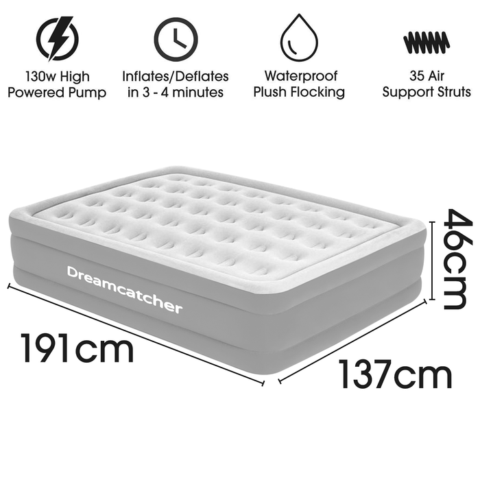 Dreamcatcher Deluxe Inflatable Mattress Air Bed Double Size
