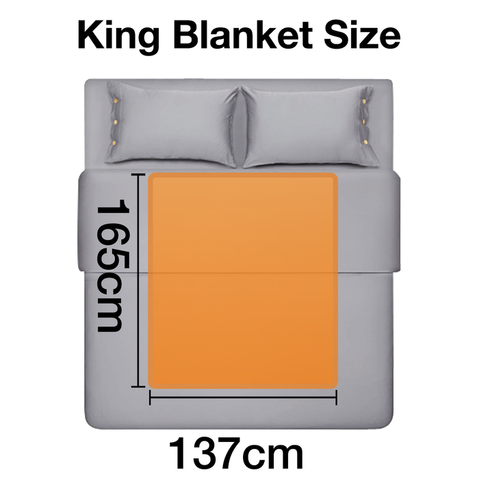 Cozytek Luxury King Electric Blanket Under Blanket