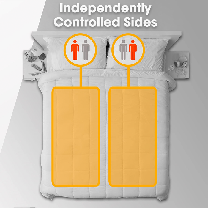 Futura Direct Dreamcatcher King Size Electric Blanket Luxury Polyester King Size Bed 203 x 152cm