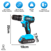 Futura Direct Naerok 20V Cordless Drill Driver with 13pc Drill Bit Accessory Kit