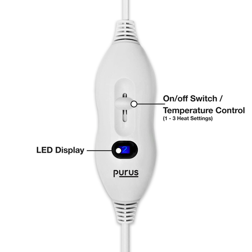 Futura Direct Purus Luxury Double Electric Blanket Under Blanket