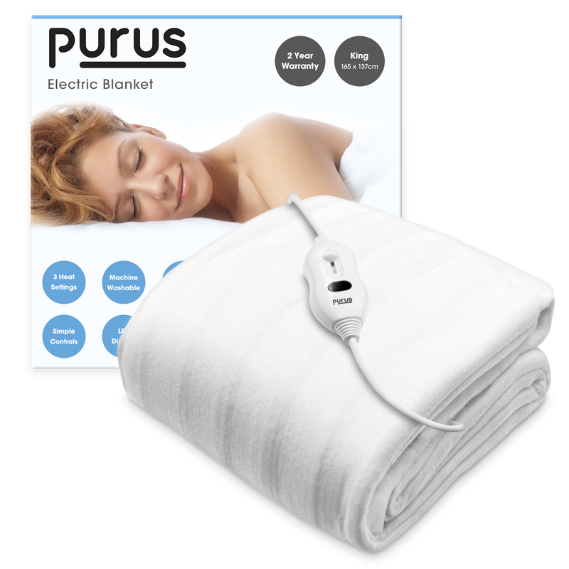 Futura Direct Purus Luxury King Electric Blanket Under Blanket