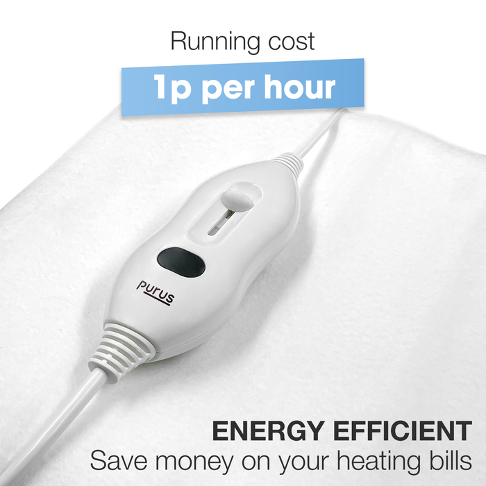 Purus Purus Luxury Single Electric Blanket Under Blanket