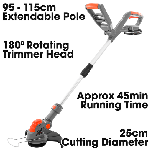 Futura Direct Terratek 20V Cordless Strimmer with 2 Batteries & 30 Spare Blades