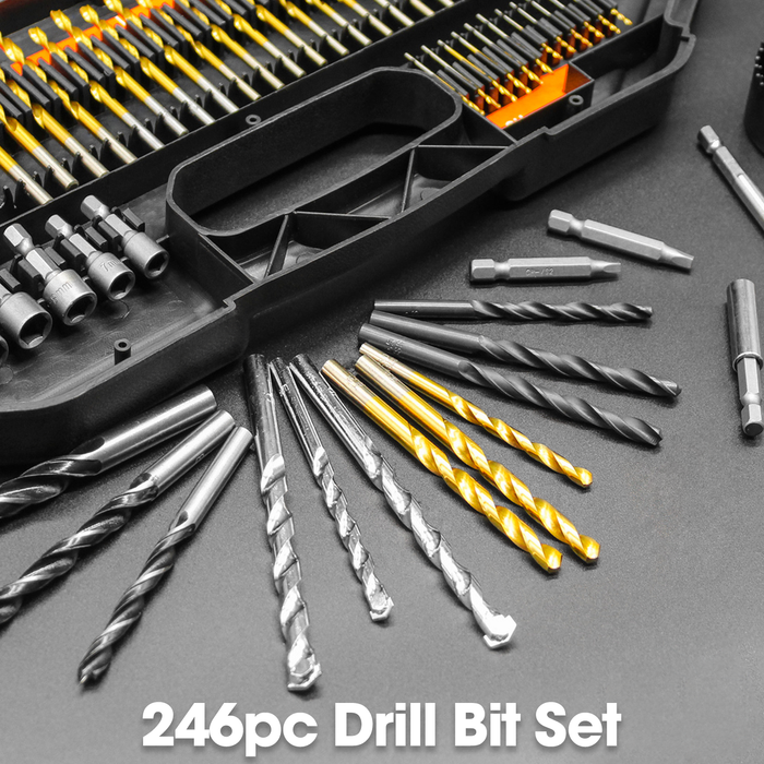 Futura Direct Terratek 246pc Combination Drill Bit Set